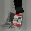 Bicycle Wall Mount Pedal Rack, Wall Mounted Bike Rack for E-Bike, MTB or Road Bike, Stainless Steel, 30kg/ 66lbs load, Black