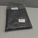 Romanstile Rectangle Tablecloth - Waterproof and Wrinkle Resistant Washable Polyester Table Cloth for Kitchen Dining/Party/Wedding Indoor and Outdoor Use (60 x 84 inch,Black)