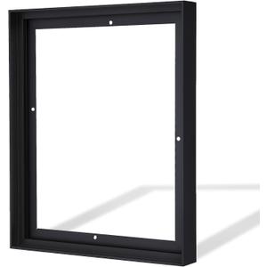 CANFRAVAS Canvas Frame 24x36, DIY Metal Canvas Floater Frame, 1.5" Deep Canvas Floating Frame,Frames for Canvas Art, Floater Frame for Canvas Painting, Floating Frame for Canvas (Black,24"x36")