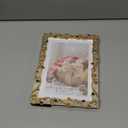 LARAINE 5x7 Picture Photo Frame Christmas Metal 2025 Christmas High Definition Display Pictures for Tabletop Home Decorative Holiday Gift (Gold, 5x7)