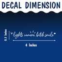 2 x Set 3Pcs Lights Camera B*tch Smile Rearview Mirror Decal - Funny, Selflove Decals - Positive, Inspiration - Vinyl Waterproof 4 Inches Car Decal - New Car Accessories for Mom Dad Friend