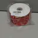 2 1/2 Inch Red Velvet Wired Ribbon  Double-Sided Gold Metallic and Red Velvet Craft Fabric Ribbon, Perfect for Christmas Bows, Gift Wrapping, Home Dcor, 10 Yards/Roll