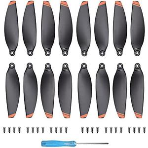 16Pcs Mini 2 Propellers Replacement Low-Noise and Quick-Release Blades Props Compatible with DJI Mini 2 / Mini SE/Mini 2 SE/Mini 4K Drone, Orange