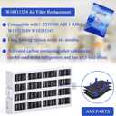 AMI PARTS W10311524 Air Filter &W10346771A Produce Preserver Replacement Compatible with Refrigerator(pack of 3 each)