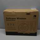 Vinyl Record Player 3-Speed Bluetooth Suitcase Portable Belt-Driven, Supports Bluetooth, RCA Output, 3.5mm aux-in and Headphone Jack and MP3, Mobile Phones Music Playback