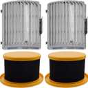 Replacement Filter Compatible with Hoover MAXLife Elite Swivel UH75150, UH75110, UH75100, UH75240, UH75140 Vacuum Cleaner.Compare to Part AH44200 & 440014853.2 Pre-Motor Filters+2 Exhaust Filters