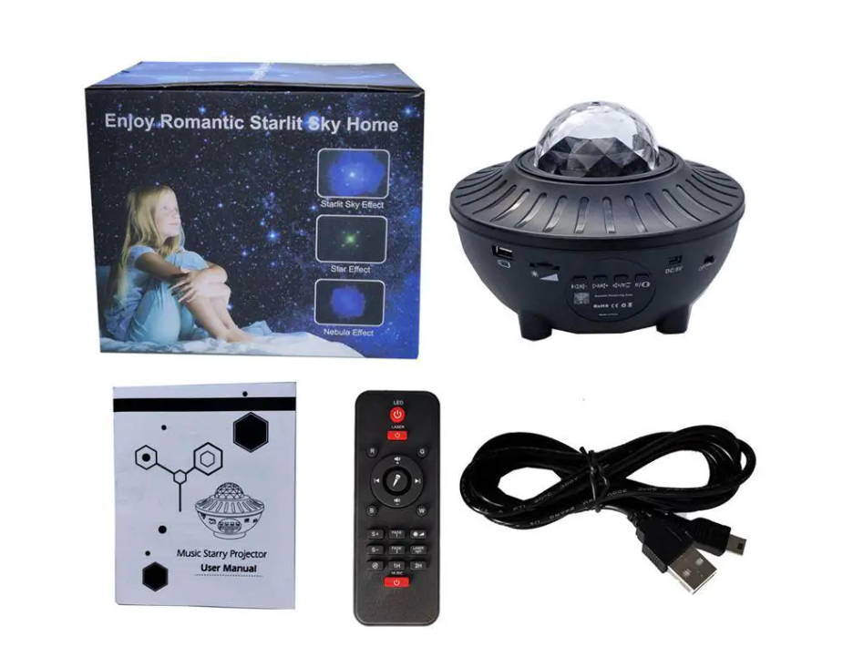 ATESON GSP01 LED Music Night Light Star Projector