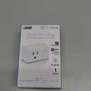 Feit Electric WiFi Work with Alexa and Google Home, Feit App, No hub required, Remote Control From Anywhere 15 Amp Smart Outlet Plug, Indoor, 120 volts, Plastic, White