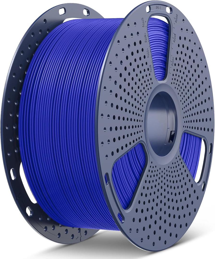 SUNLU Large Spool 3KG PLA Filament, 3D Printer Filament PLA 1.75mm, Less Stringing Good Layer Adhesion High Toughness, Big Roll Filament, 3kg Spool(6.6 lbs), Blue