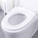 50 Pack Disposable Toilet Seat Covers for Travel Public Toilet Hospital,Portable Waterproof (Individual Package)
