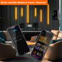 SHUNLEE Black Neon LED Recessed Lighting for Acoustic Panels, 6 Rolls WiFi 2700K Warm White Slat Wall Lights with Alexa & Remote, Flexible Neon LED Strip Lights for Acoustic Wall (2*44+2*28+2*20 in)