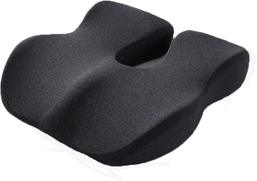 Office Seat Cushion Car Seat Cushion Ergonomic Seat Cushions Sciatica Cushion, Protects The Buttocks and Coccyx,Relieves Pressure in Different Areas (Dark Gray)