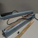 METRONIC Impulse Sealer 16 inch, Manual Heat Sealer Machine for Plastic Bags, Shrink Wrap Bag Sealers Heavy Duty Sealing Machine With Repair Kit (Blue)