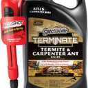 Spectracide Terminate Termite And Carpenter Ant Killer 1.33 Gallons, Includes AccuShot Sprayer, Light Yellow/Water White