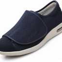 Mei MACLEOD Women's Walking Shoes with Wide Width Lightweight Air Cushion Sneakers Casual Running Jogging Shoes for Diabetic Swollen Feet