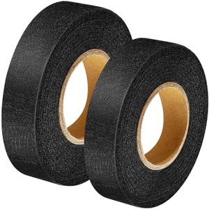 Outus 2 Rolls Hemming Tape Fabric Adhesive Hem Iron on No-Sew Hemming Tape for Pants Each 1/2 Inch(27 Yards Each,Light Black, Heavy Black)