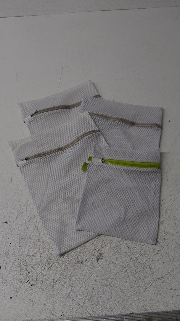 4-Piece Bag, Durable Cotton Mesh Laundry Bag, Sturdy Zipper, Breathable Mesh, Exquisite Laundry Bag for Underwear, Clothes, Pants, Shoes and Socks