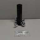 Ayleid Trailer Hitch Tri-Ball Mount with Hook & Pin Balls Sized 1-7/8 , 2 & 2-5/16 inches , Tow Hitch , Silver
