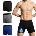 Reusable Incontinence Underwear for Men, Washable Boxer Briefs Protection, Leak Proof Adult Male Diapers for Urinary Absorbency (Mix 3pcs, XXXX-Large)
