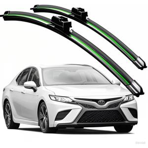 Compatible With Toyota Camry XV70 XV50 XV40 XV30 2002-2023 Wiper Blades Front Windshield Wipers Water Repellent Available in All-Seasons OEM Quality 24"+20" 2PCS