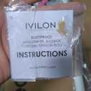 Ivilon Tension Curtain Rod - Spring Tension Rod for Windows or Shower, 54 to 90 Inch. Ivory