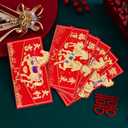 24Pcs Year of the Horse Chinese New Year Red Envelopes 2026 - Ideal for Cash and Coins, Lunar Festival Envelope (Multicolor)