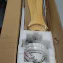 52 Inch Outdoor Ceiling Fan with Lights and Remote, 3 Blade Wood Ceiling Fan with Light,3CCT Dimmable, Indoor Outdoor Ceiling Fan for Patio Bedroom Living Room, Quiet Reversible DC Motor