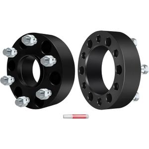 2pc Hubcentric Wheel Spacers 6 Lug,2" Wheel Spacers 6x5.5/6x139.7mm with M14x1.5 Studs for Che-vy Express Silverado 1500 Suburban Tahoe,forG-M-C Savana Sierra Yukon 1500