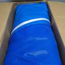COOLWAVE Inflatable Water Hammock Floating Dock, Inflatable Raft for Family and Friends, Round Floating Ring for Parties, Water Float with Cup Holders for Pool and Lake