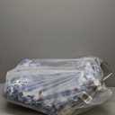 Arden Outdoor Midback Chair Cushion, 18 x 16.5, Rain-Proof, Fade Resistant Blue Garden Floral