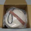 Space Heater, Portable Heater for Office Desk, 400W Mini Tent Warmer for Camping (Indoor Use), With Tip-Over Protection, Lightweight (Cream White)