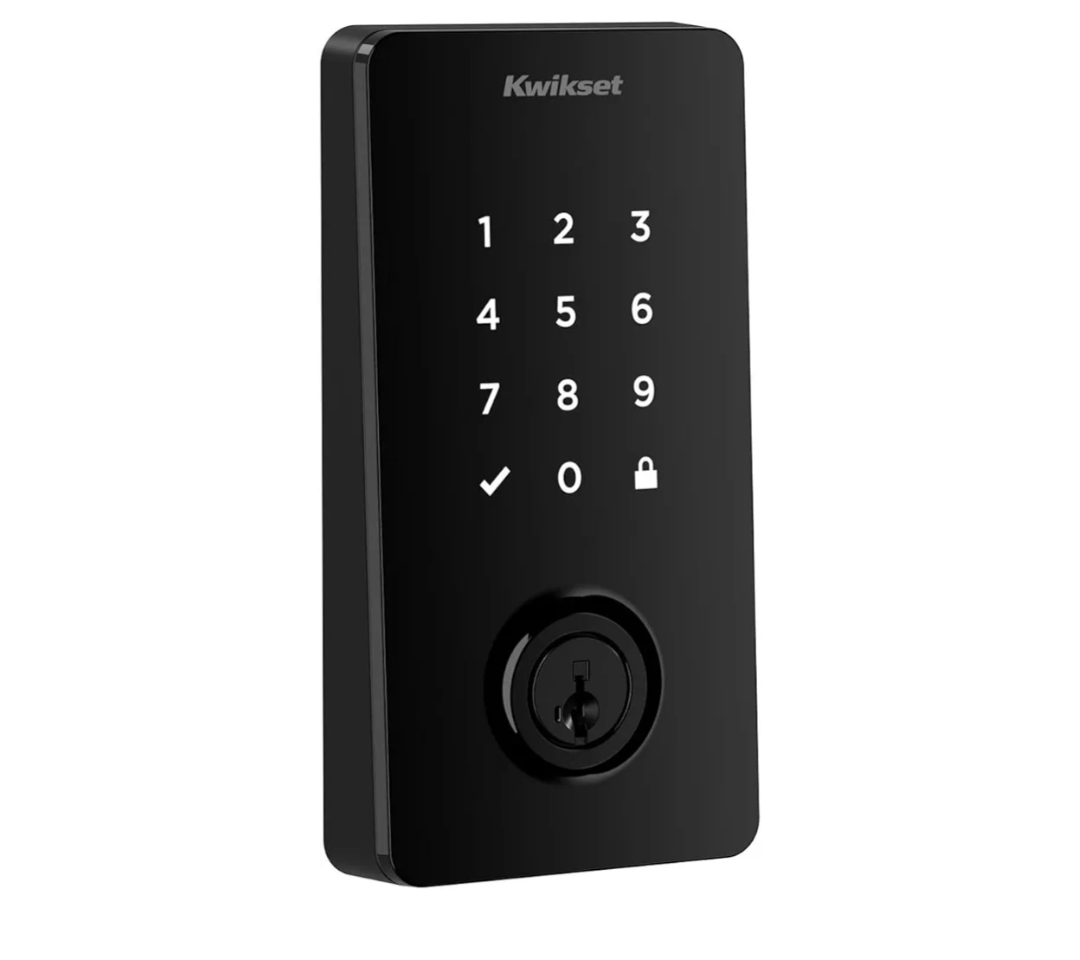 Kwikset Halo Select Smart Lock Keyless Entry Door Lock Wi-Fi and Matter Enabled Deadbolt No Hub Needed, Geofence Auto-Unlock, Grade AAA Certified, Easy Install, Matte Black Lifetime Finish