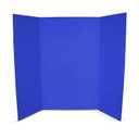 Flipside Products 36” x 48” Foam Project Boards for Presentations, Science Fair, School Projects, Event Displays and Trifold Picture Board - Blue - 3/16'' Thick 3 Pack