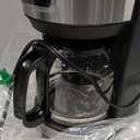 12 Cup Programmable Coffee Maker,Touchscreen Drip Coffee Maker-12 Cup Keep-Warm Function, Auto Shut-Off,Stainless Steel Construction,Permanent Filter,Ideal for Home and Office Use