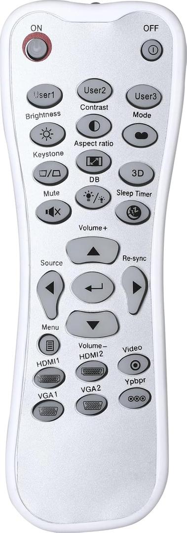 Replacement Remote Control Compatible with Optoma Projector HD26 GT1080 GT1070X HD141X DH1008 HD37 HD200D EH200ST