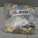 100 Pcs Gold Table Number Stands Wooden Indoor Lightweight Wedding Table Name Holder Semicircular Design Place Card Holders Office Tag Photo Menu Clips Banquet Birthday Party Restaurant