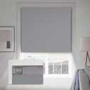 35''W x 48''H No Drill Cellular Shades, Blackout, Lavender Grey