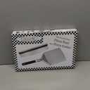 Checkered Chef 13"x15" Pizza Cutter And Pizza Peel Set - Stainless Steel Rocker Blade Pizza Cutter With Stainless Steel Pizza Peel/Paddle - 2 Great Pizza Tools In 1 Set