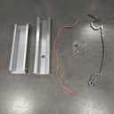 Chain Drive Enclosed C-Channel Garage Door Opener Rail Extention Kit