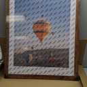 Wood 24x30 Picture Frame with 20x24 Mat, Display 20x24 with Mat or 24x30 Without Mat, Wood 24 by 30 Photo Frame, 24 x 30 Frame for Wall Hanging Display, Deep Brown