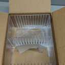 STORi Stackable Clear Plastic CD Organizer with Rubber Feet | Rectangular Jewel Cases Holder Perfect for Theatre Room | Holds up to 30 CD Cases | Made in USA