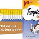 Temptations Indoor Care Crunchy and Soft Cat Treats Chicken Flavor, 4.9 oz. Pouch (Pack of 10)