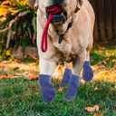 UKCOCO Waterproof Dog Boots Medium Size Non-Slip Outdoor Rain Shoes Protective Paw Covers for Dogs Durable Comfortable Wear