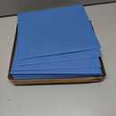 FILE-EZ Two-Pocket Folders, Light Blue, 25-Pack, Textured Paper, Letter Size (EZ-32520)