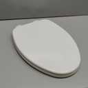 KOHLER 20110-0 Brevia, Slow Close Toilet Seat, Elongated Toilet Seat, Grip-Tight Bumpers Quick-Attach Hardware, White