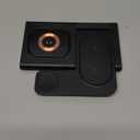 3 in 1 Wireless Charger for Samsung Charging Station Android Phone Multiple Devices LED Light Folding Dock Charger Stand for Samsung Galaxy S26 Ultra S25 S24 S23 S22 S21 Note 20 Watch 8/7/6 Earbuds (Black)