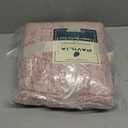 Pavilia Blush Pink Chenille Throw Blanket for Couch & Bed, Soft Knit Woven with Tassels, Textured for Living Room, 60x80