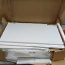 VASAGLE Nightstands with Charging Station, Set of 2, AC Outlets and USB Ports, Bedside Tables, Side Tables with 3 Drawers, Modern Style, 13.8 x 15.7 x 23.2 Inches, Cloud White ULET731W16