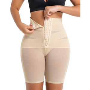 Shapewear Tummy Control Shorts for Women (Beige)