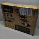 Dog Stairs for Large Dogs, for Medium Dogs, Foldable Dog Ramp for Car & SUV, Steps for Bed, Extra Wide Non-Slip Pet Steps for Car Side Door, Truck & High Beds, Portable & Adjustable - 19" Wide